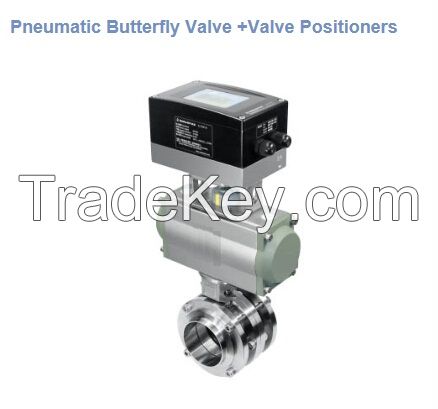 Pneumatic butterfly valve/Sanitary butterfly valves/Fine Adjustment Butterfly Valve