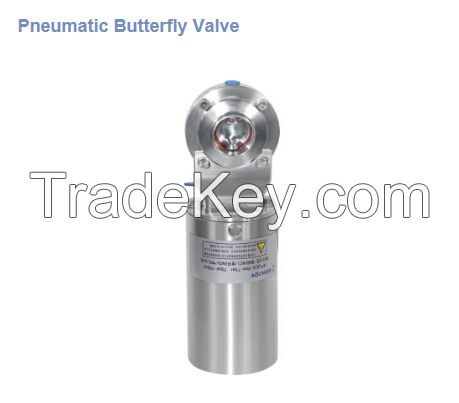 Pneumatic butterfly valve/Sanitary butterfly valves/Fine Adjustment Butterfly Valve