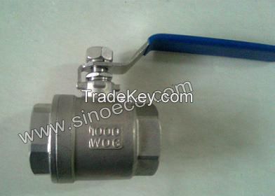 Stainless Steel 201 304 316/ Carbon Steel Threaded Screwed Female 2pc Ball Valve