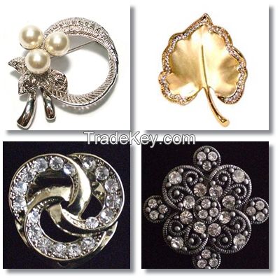 Rhinestone Brooch Pins