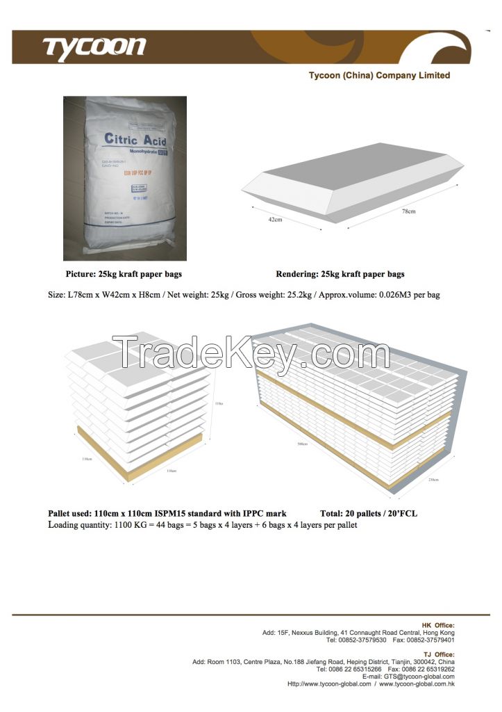 Citric Acid Monohydrate