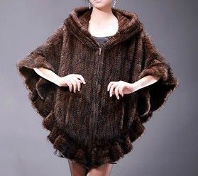 mink shawel fur for lady