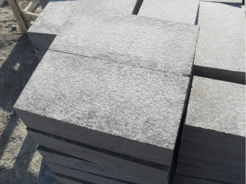 flamed blue limestone