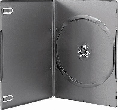 7mm Single Black Short DVD Case