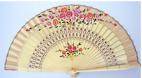 wooden folding  fan