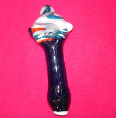 glass bluetube hammer, bubbler, peanuts, spoons, pipes, pendants,