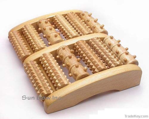 wooden foot massager