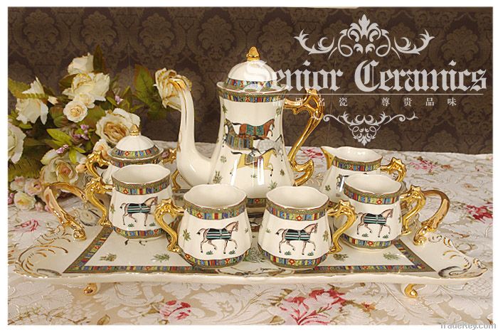 8pcs European Style Coffee &amp; Tea Sets (Aimas)