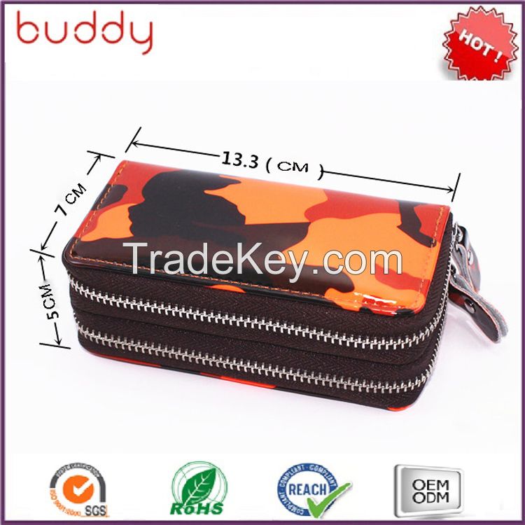 PU key ring wallet