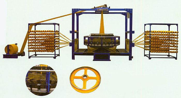 four shuttle small cam circular loom