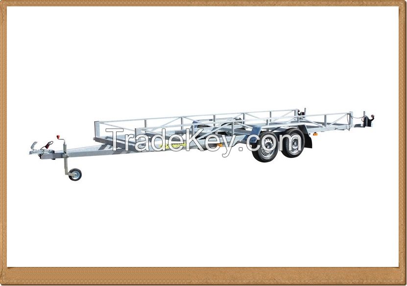 LONG CAR TRAILER Indyvidual customer orders GALVANIZED trailers