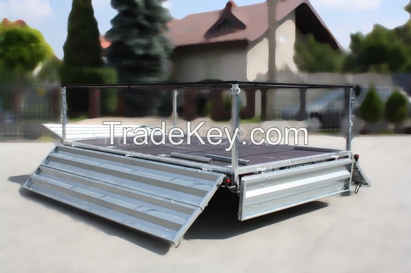 FLATBED Tarpaulin TRAILER Indyvidual orders trailers EC APPROVAL