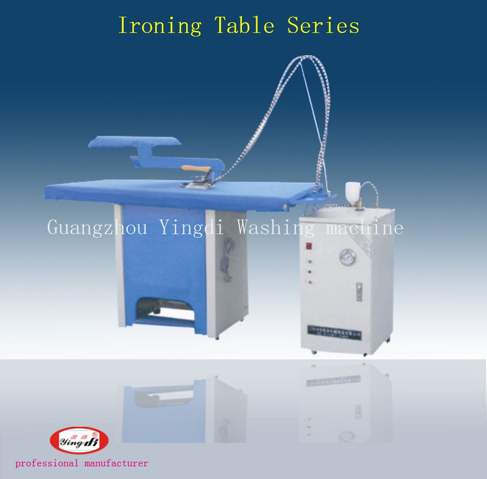 High quality steam ironing table iron and boiler for laundry shop