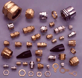 Brass Cable Glands, Brass electrcial / earthing accessories Clamps ,