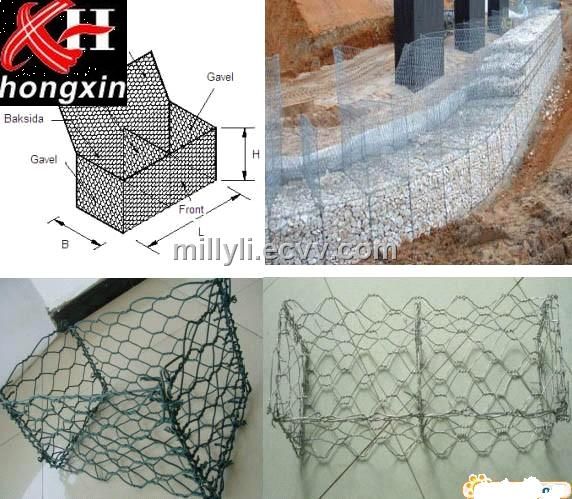 Galvanized gabion box