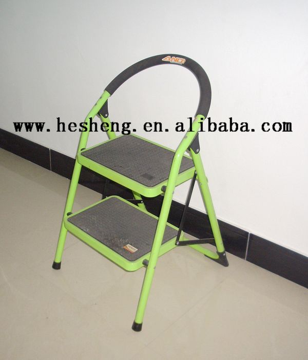 two step steel ladder