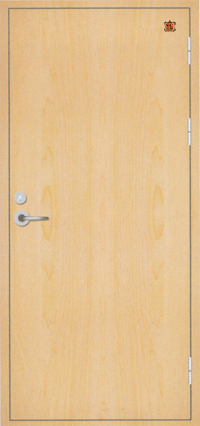 wooden fire door