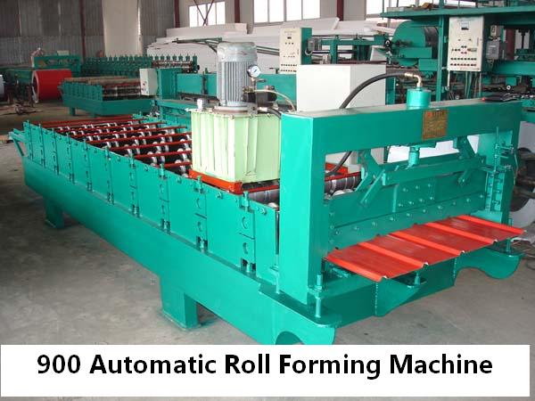 Color steel roll forming machine