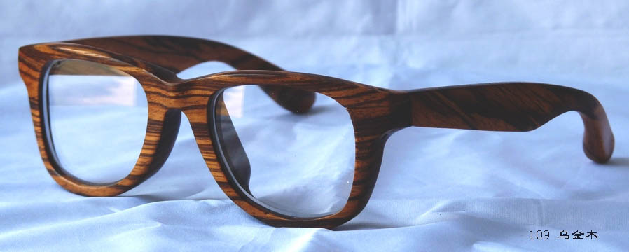 Wooden optical frames, hand made with precious wood material