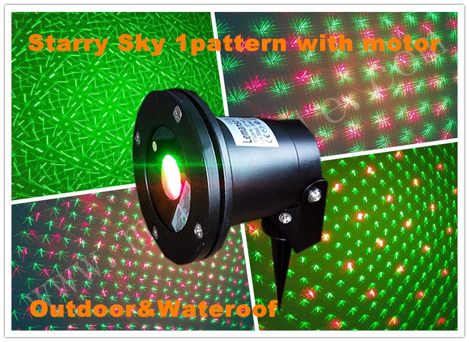 Waterproof Laser Garden Light with colorful patterns 