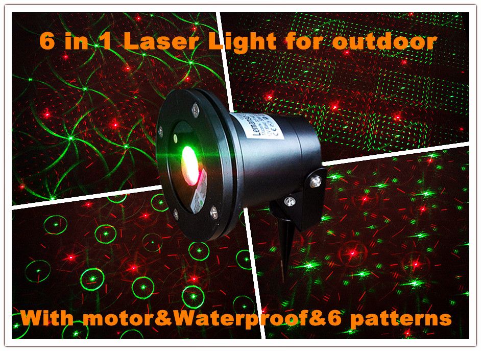 Waterproof Laser Garden Light with colorful patterns 