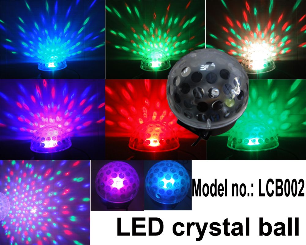 led crystal magic ball , stage light disco light DJ light with DMX512