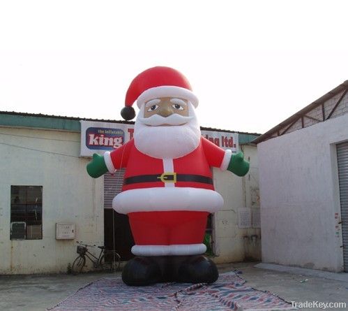 inflatable christmas claus, christmas inflatables