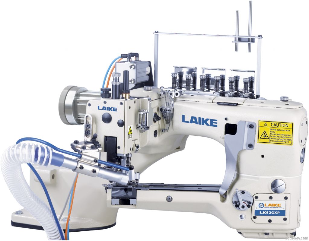 both cut flat-multi-needles interlock machine