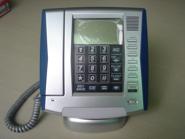 Touch panel Caller ID telephone