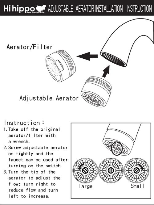 Adjustable Shower Aerator