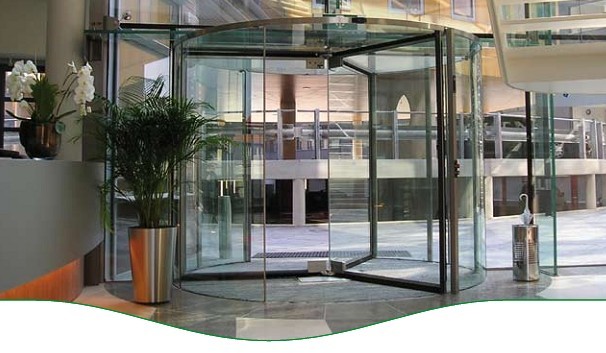 crystal revolving door