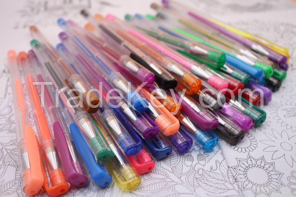 40 colors gel pen set with gift box