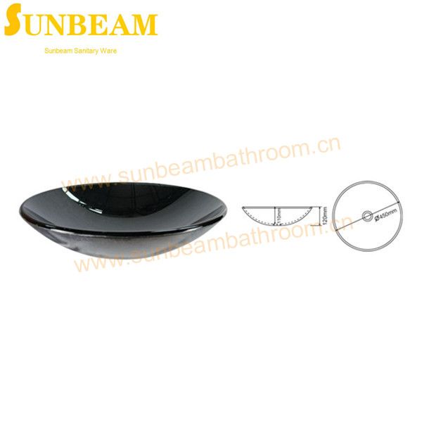 CE9 glass wash basin/bathroom sink/bathroom basin/glass vanity/glass furniture