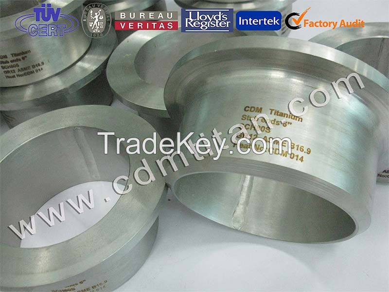 CDM Titanium pipe fittings