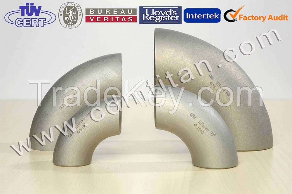 CDM Titanium pipe fittings