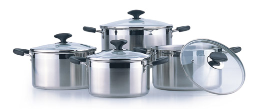 Stainless steel cookware set