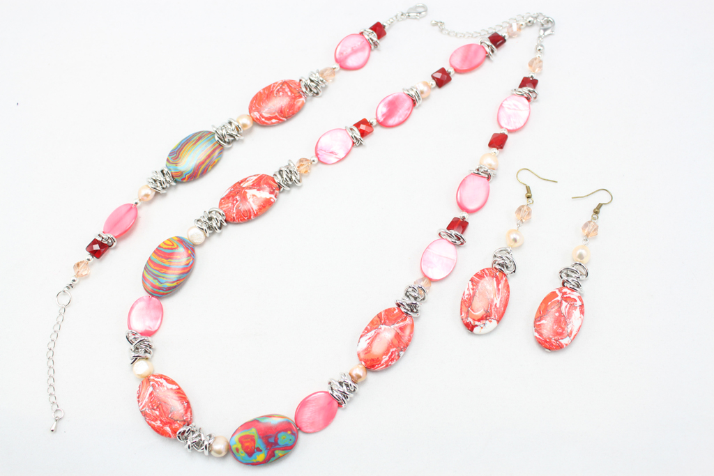 Jewelry set made by turquoise