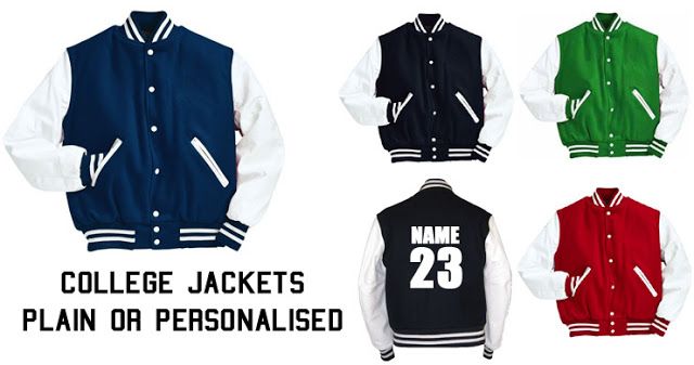 varsity leather jacket