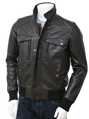 varsity leather jacket