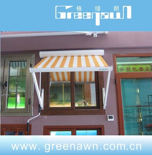 Drop Arm Window Awning