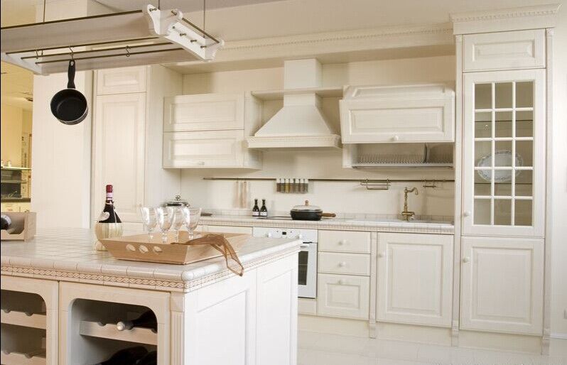 Standard American wood kitchen cabinets