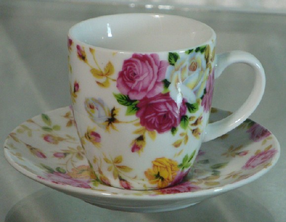 Porcelain Cup &amp; Saucer