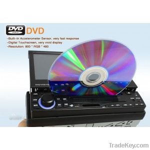 Autoradio DVD Head Unit Multimedia 7 Inch One Din Car GPS