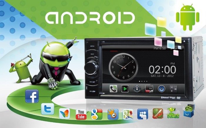 Android Car DVD Navigation System / Head Units GPS Player