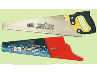 Handsaw With Black Grip & Wooden Handle
