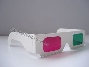 3D paper glasses