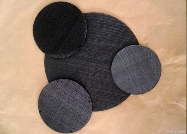 black wire mesh /black wire cloth /iron wire mesh