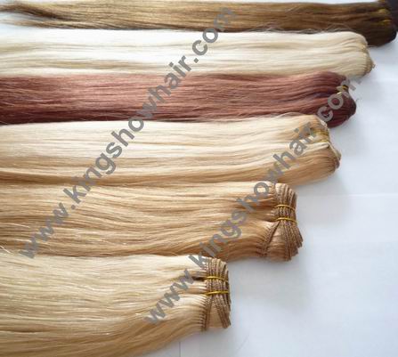 human hair wefts