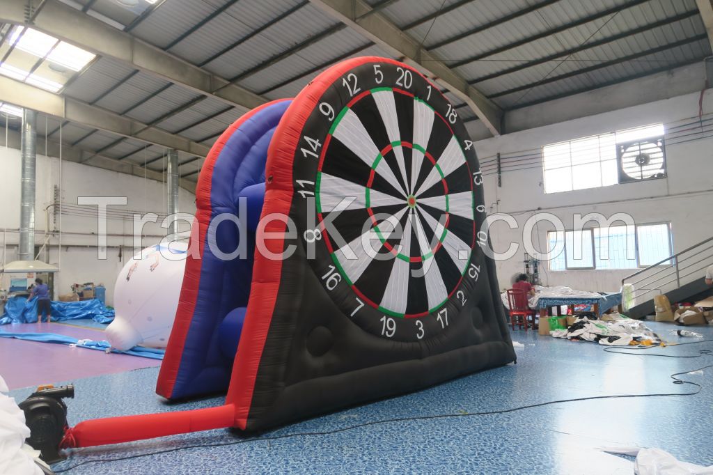 Latest Inflatable Football Game Soccer Game Shooting Game Football Sports Game Velcro Ball