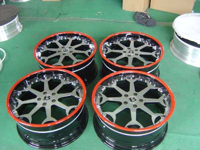 3 piece forged wheel